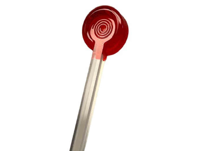 Lollipop met le plaisir dans la collection de salive