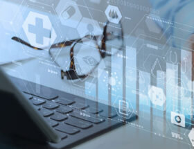 tablet device and virtual graph of healthcare data