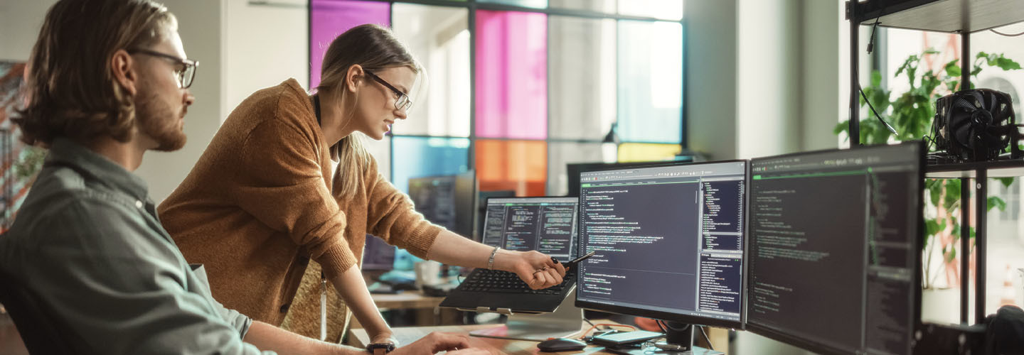 Programmers working together