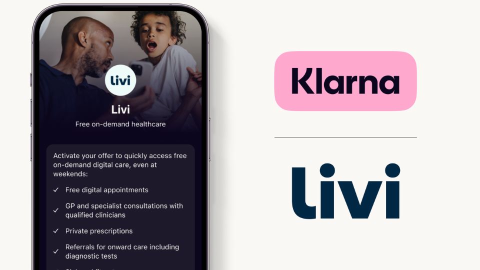 Livi s'associe à Klarna pour proposer des soins de santé numériques à la demande à ses membres britanniques