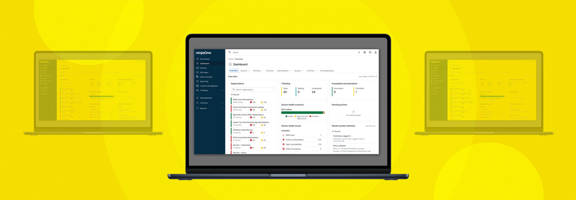 Bilan : NinjaOne Endpoint Management aide les équipes informatiques du secteur de la santé à faire plus avec moins